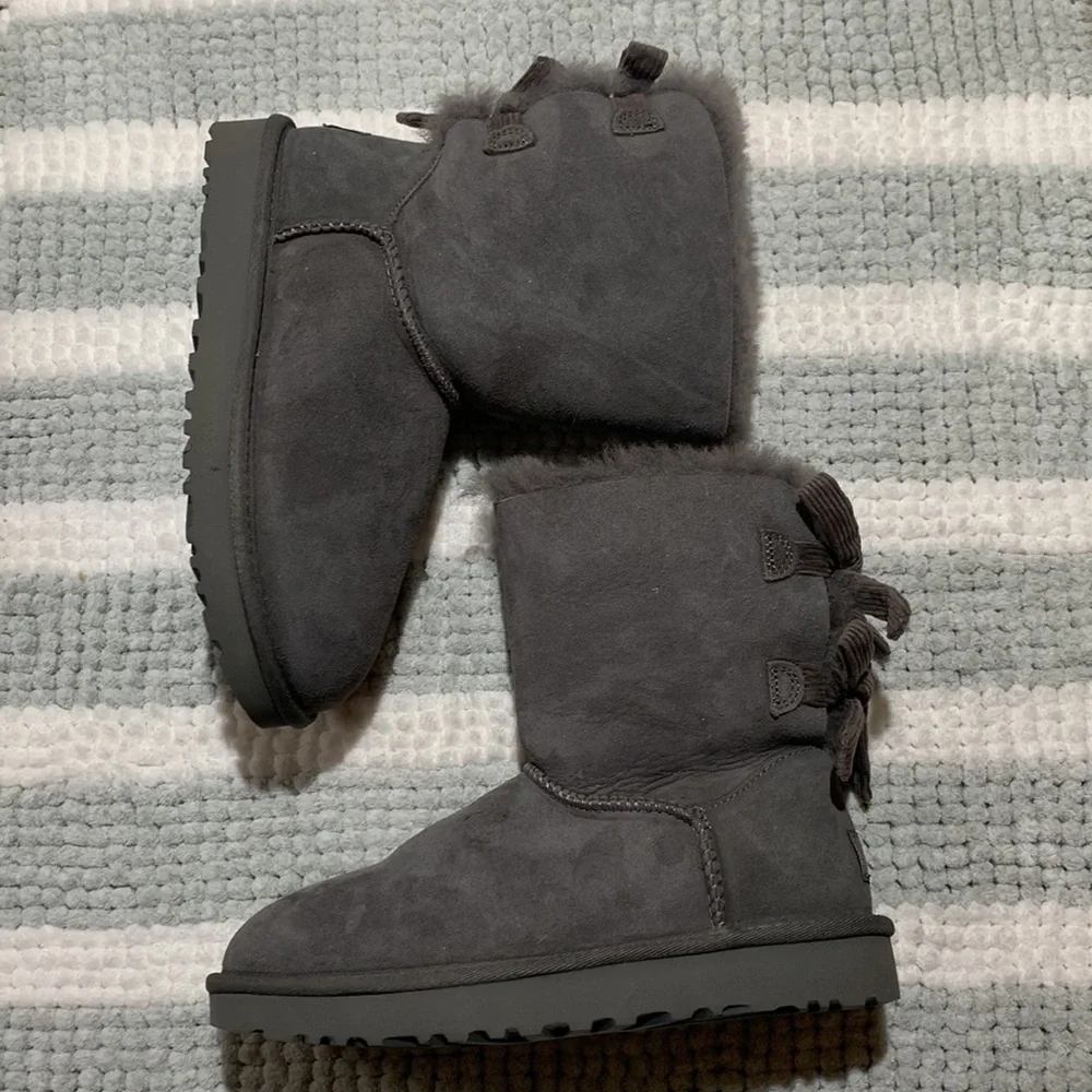 UGG BAILEY TWINFACE CORDUROY BOW BOOT